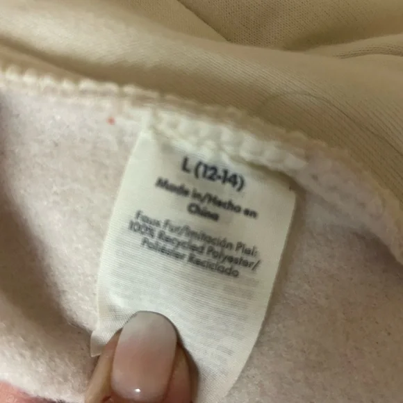 No Boundaries Asymmetric Sherpa Moto Cropped Jacket - Picture 8 of 10